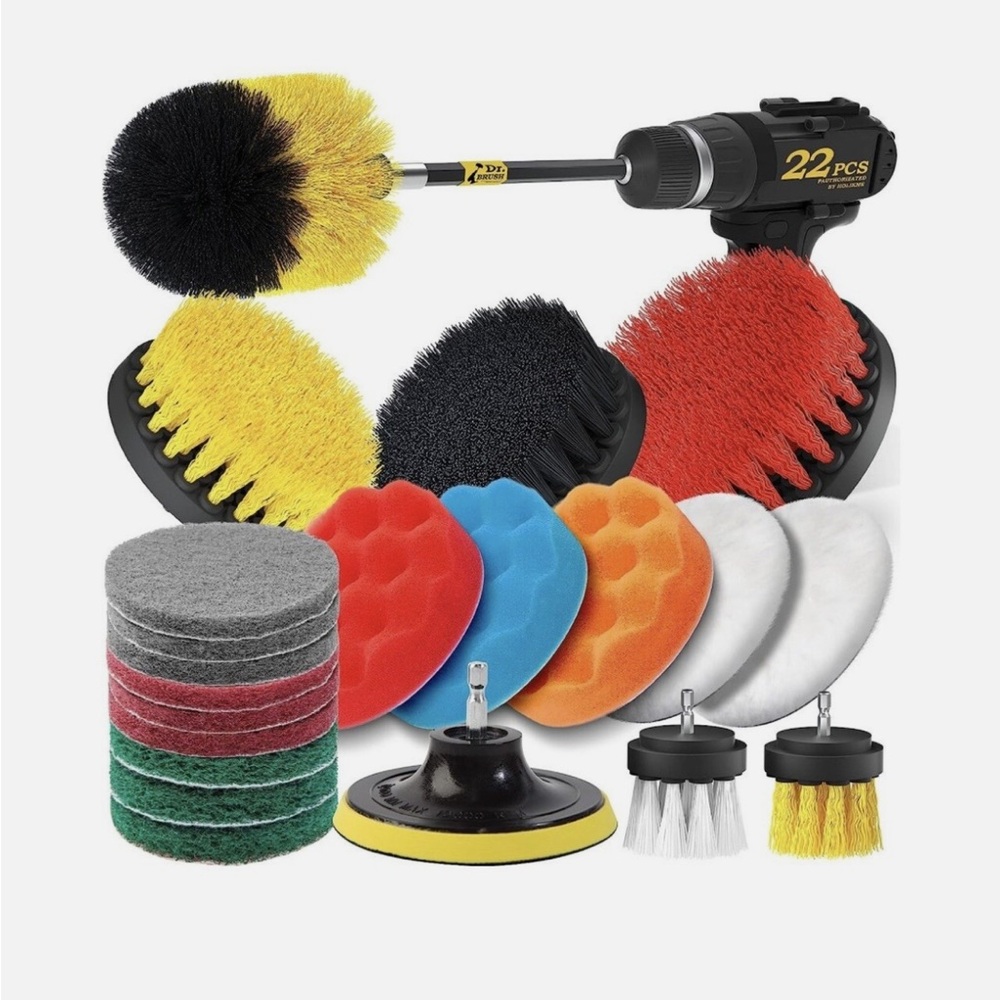 DR BRUSH  All Purpose Power Scrubber Cleaning Kit 25pcs  
NIB 💫